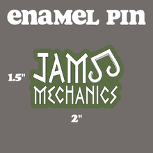 Load image into Gallery viewer, Jam Mechanics Enamel Pin
