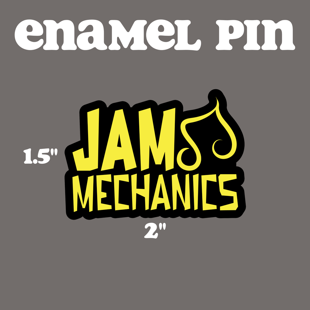 Jam Mechanics Enamel Pin