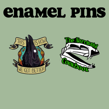 Load image into Gallery viewer, The Narcissist Cookbook Enamel Pin
