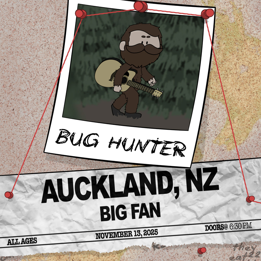 Auckland, NZ - Bug Hunter Ticket
