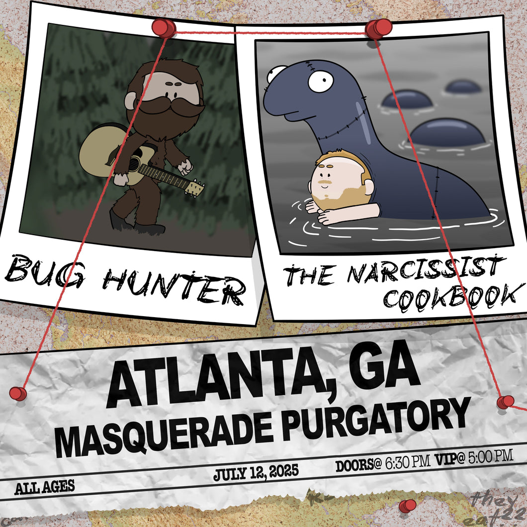 Atlanta, GA - Bug Hunter and The Narcissist Cookbook Ticket