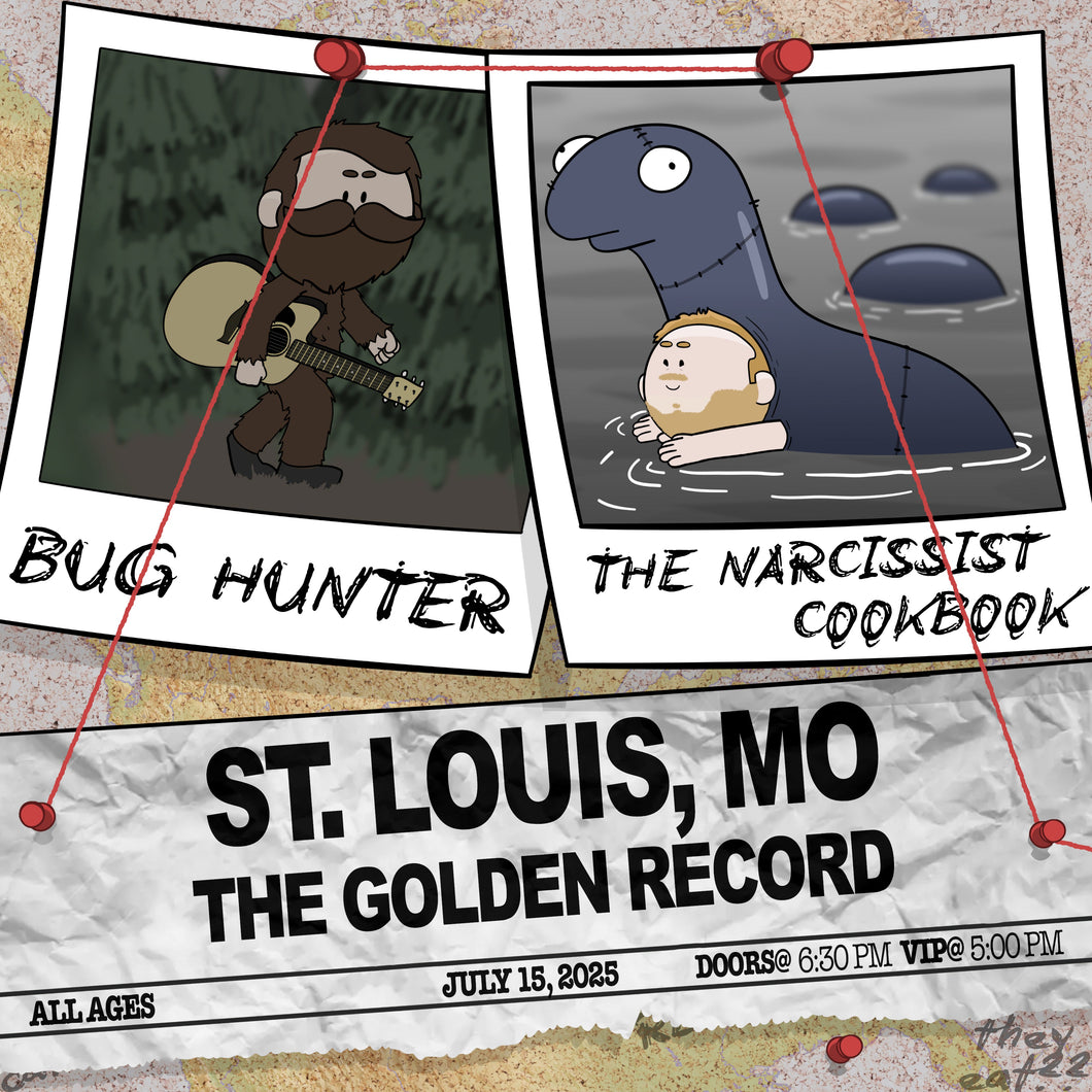 St. Louis, MO - Bug Hunter and The Narcissist Cookbook Ticket