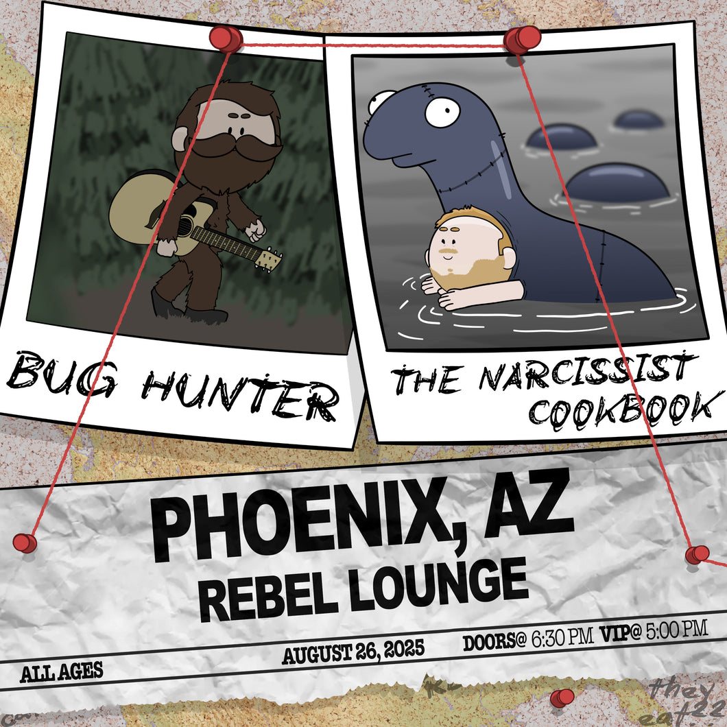 Phoenix, AZ - Bug Hunter and The Narcissist Cookbook Ticket