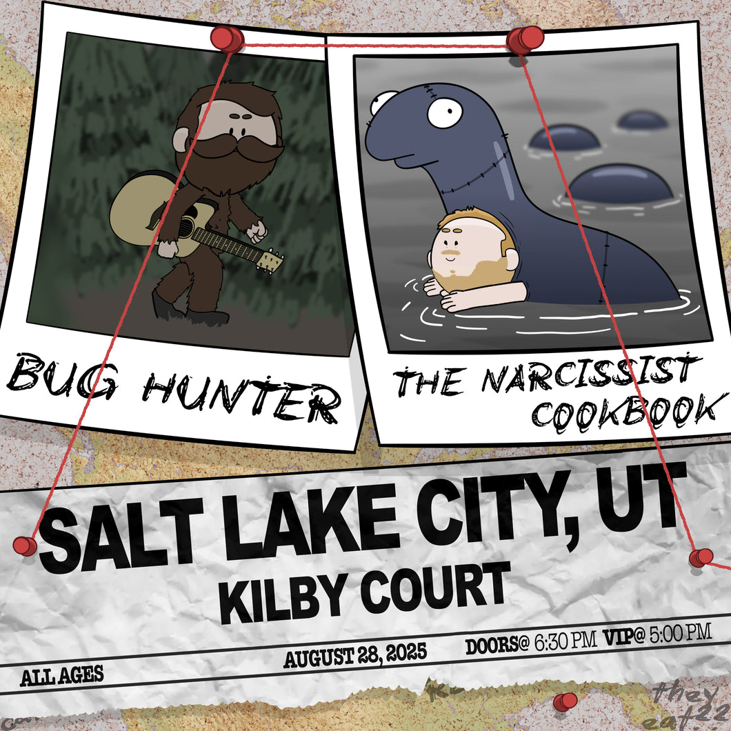 Salt Lake City, UT - Bug Hunter and The Narcissist Cookbook Ticket