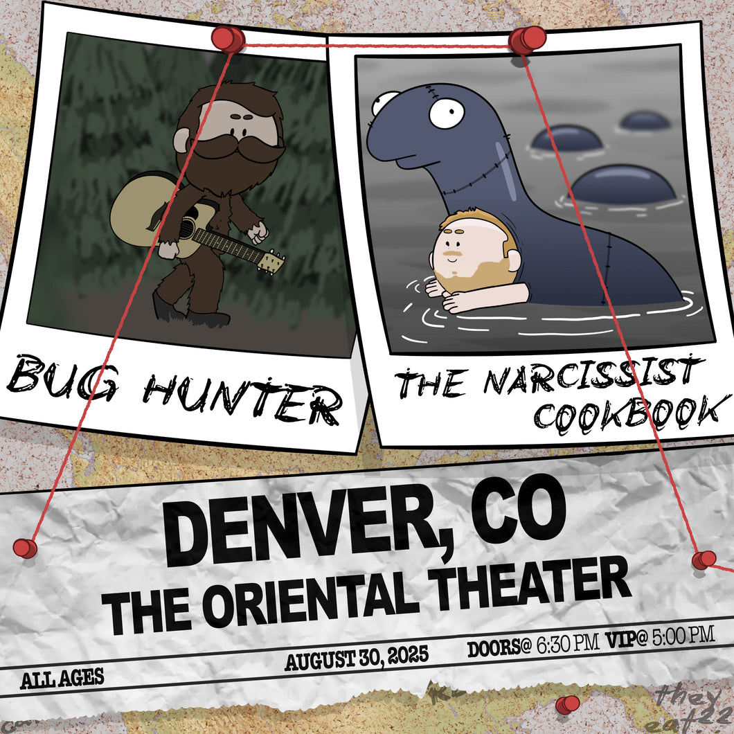 Denver, CO - Bug Hunter and The Narcissist Cookbook Ticket