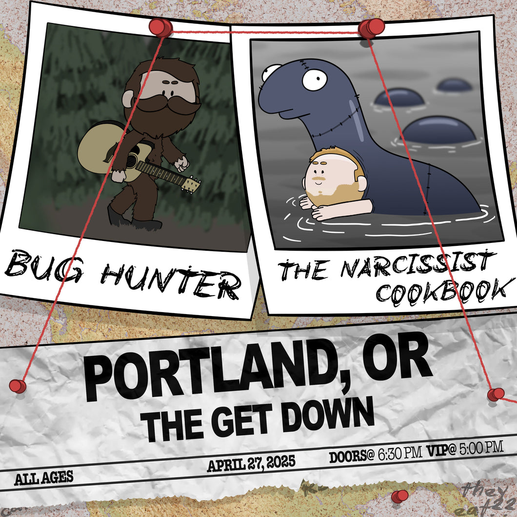 Portland, OR - Bug Hunter and The Narcissist Cookbook Ticket