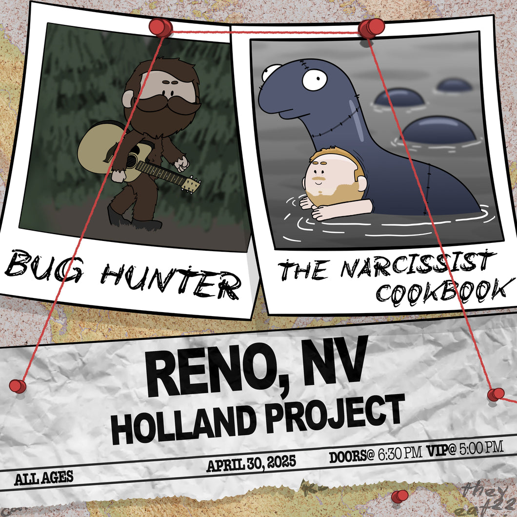 Reno, NV - Bug Hunter and The Narcissist Cookbook Ticket