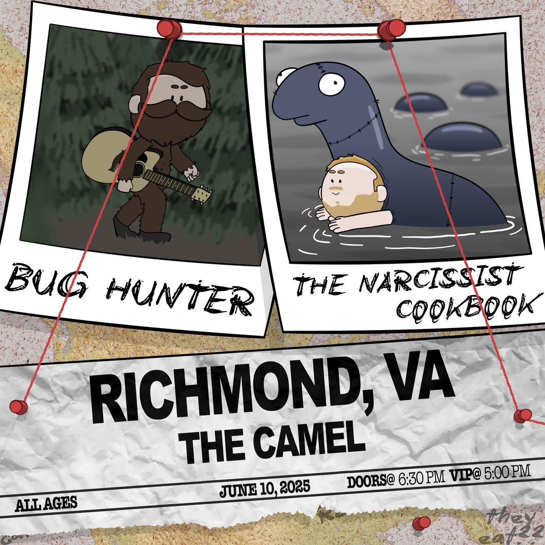 Richmond, VA - Bug Hunter and The Narcissist Cookbook Ticket