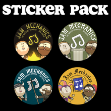 Load image into Gallery viewer, Jam Mechanics Sticker Pack
