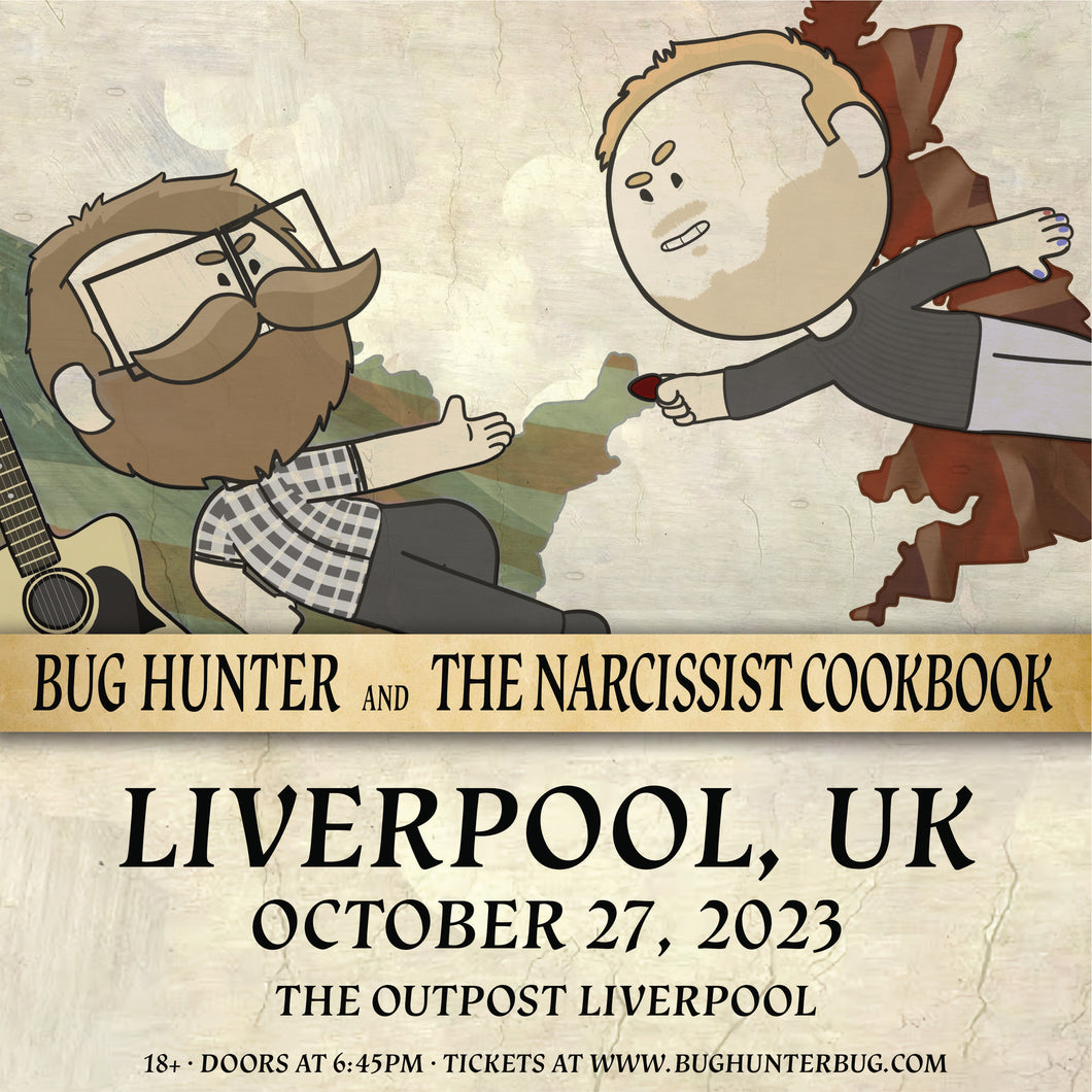 Liverpool - Bug Hunter / The Narcissist Cookbook Ticket