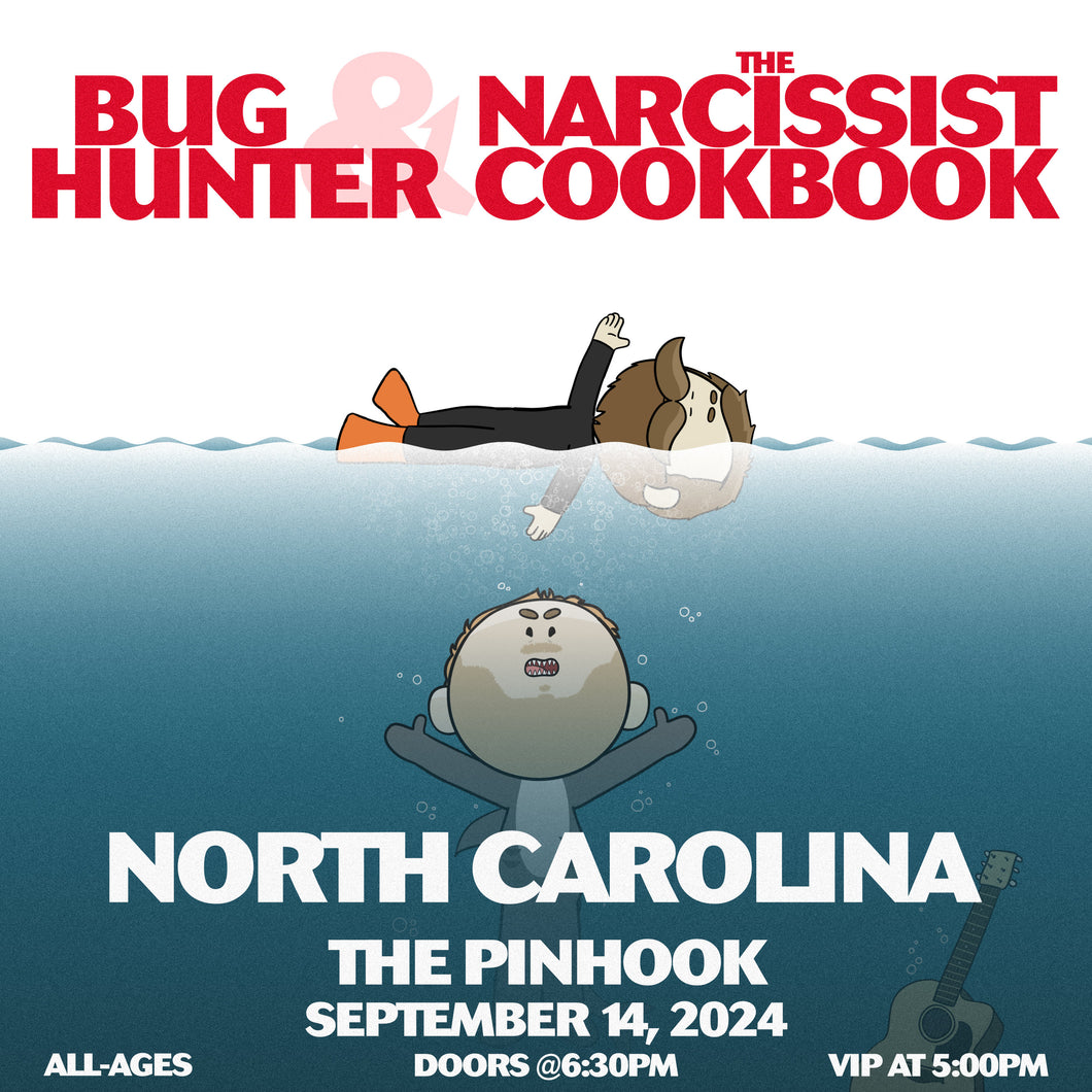 Durham, NC - Bug Hunter and The Narcissist Cookbook Ticket