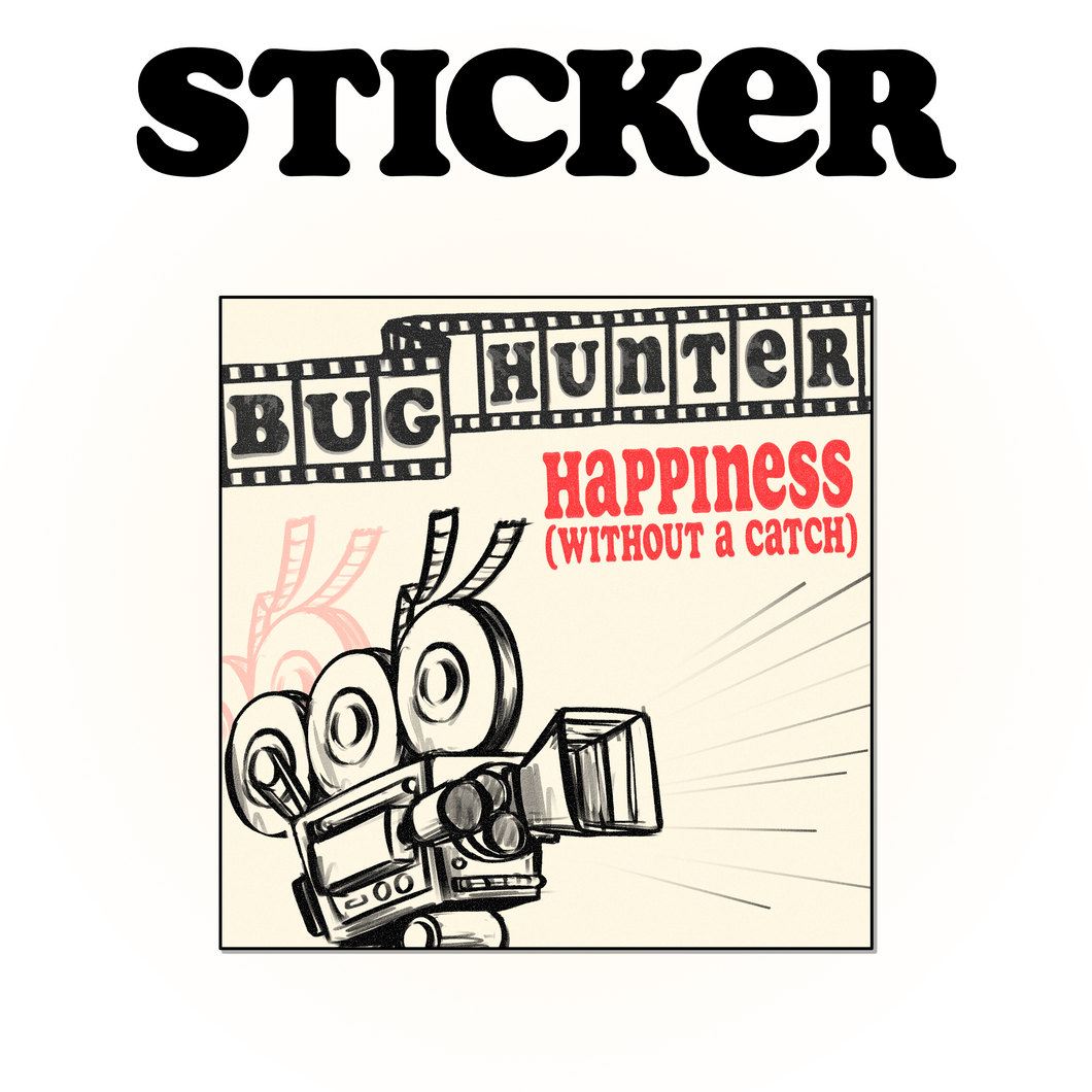 Bug Hunter Album Art Stickers