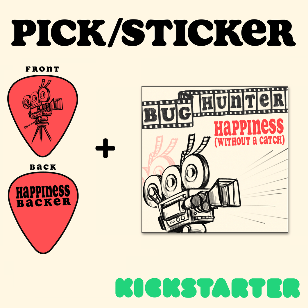 KICKSTARTER Guitar Pick / Sticker / Digital Album
